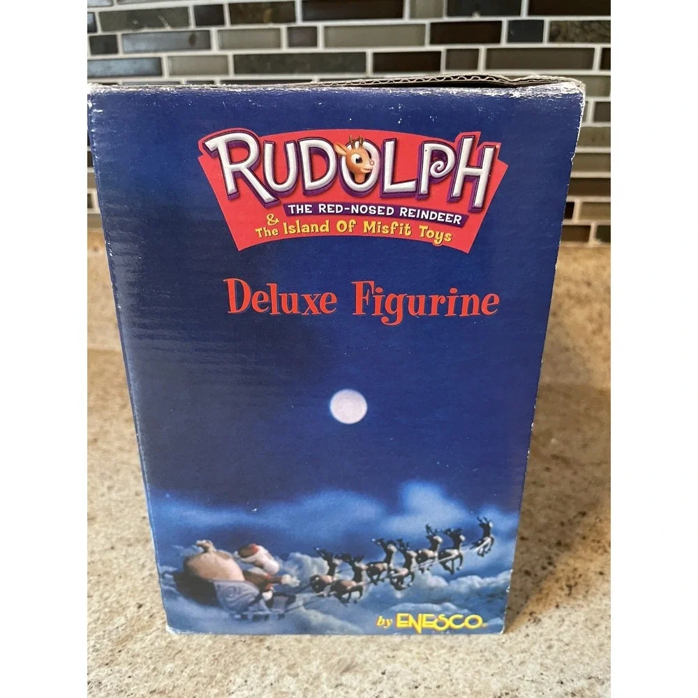 Vintage Rudolph‎ Island of Misfit Toys Bumble Figurine Enesco 2000 With Box